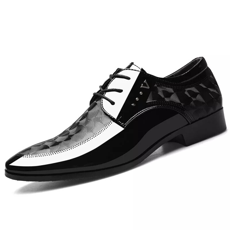 Men's Formal Wedding Shoes Lace Up Flats Business Patent Leather Dress Shoes US | eBay Men's Formal Wedding Shoes Lace Up Flats Business Patent Leather Dress Shoes US | eBay
