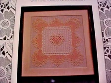 SJ Designs Needlepoint Valentine Lace Kit Partially Stitched    M