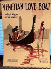 9x12 4-pack Of Post/1920 Sheet Music w/2 I  ve Never Had Before 