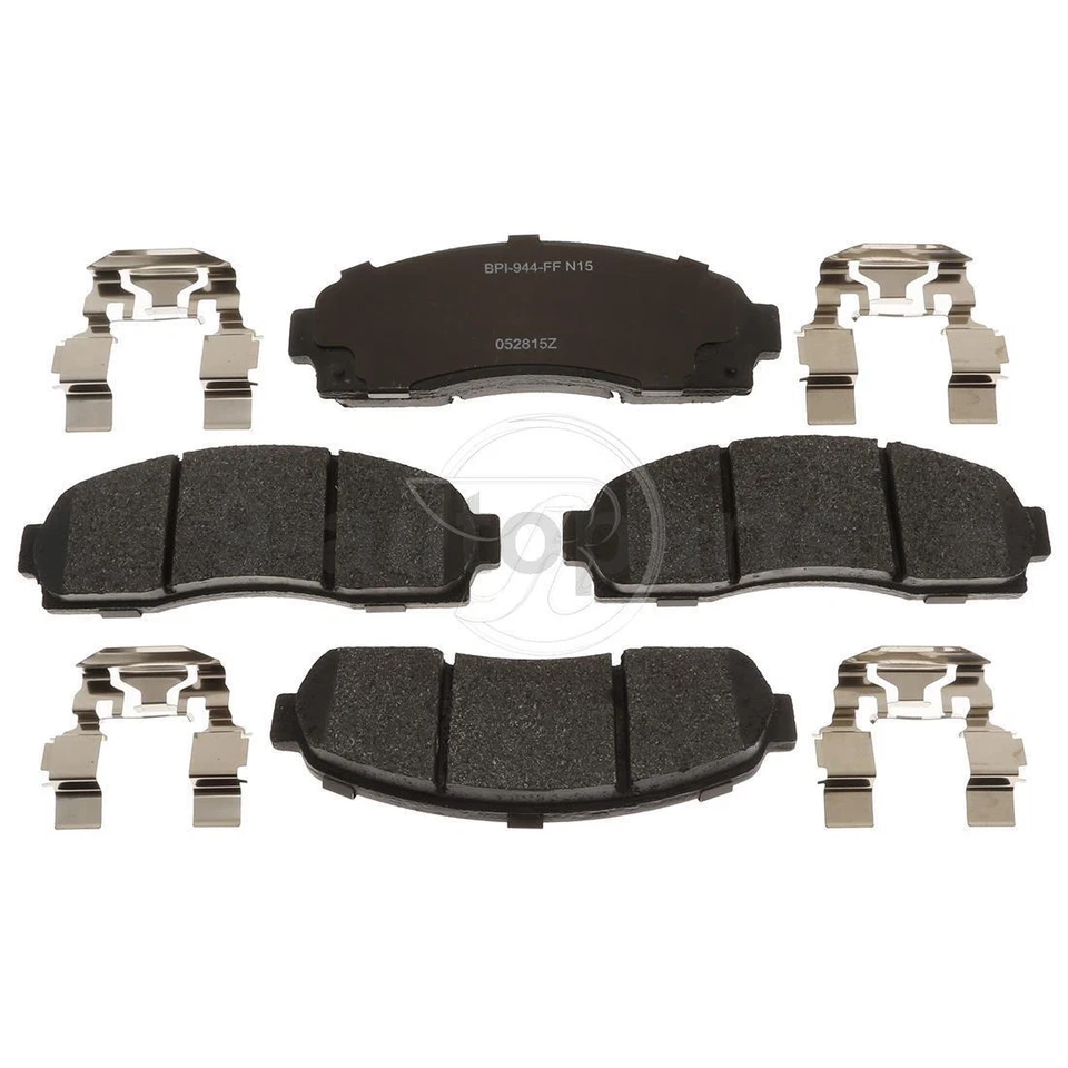 Pastilhas de freio dianteiras traseiras de cerâmica + sapatas de freio para 2003-2009 Ford Ranger - Imagem 4 de 4