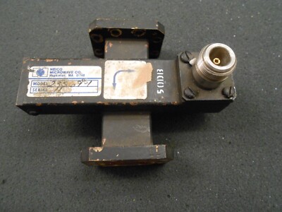 WAVEGUIDE WR75 CROSS GUIDE COUPLER, 14.0-14.5 GHZ, 50 DB COUPLING. N F COUPLER