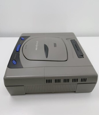 Sega Saturn Console Set Gray HST-0004 , Used , Free Ship