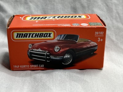 Matchbox - 2022 Power Grabs 1949 Kurtis Sport Car 28/102 BBHFT92 Free Fast Ship!
