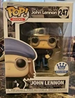 Funko POP! Rocks John Lennon #247 [in Peacoat] Funko Shop Exclusive W/Protector