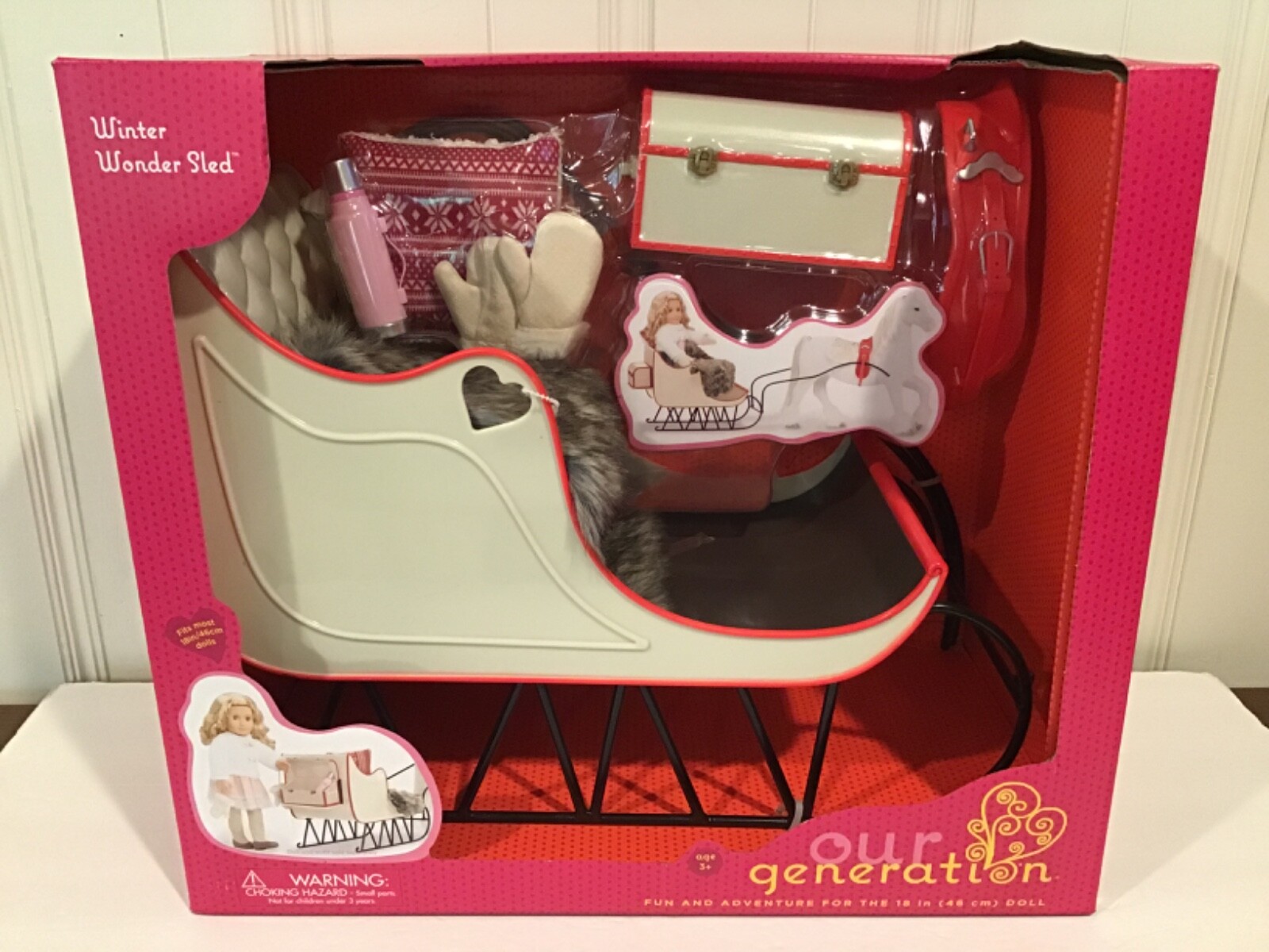 our generation winter wonder holiday horse