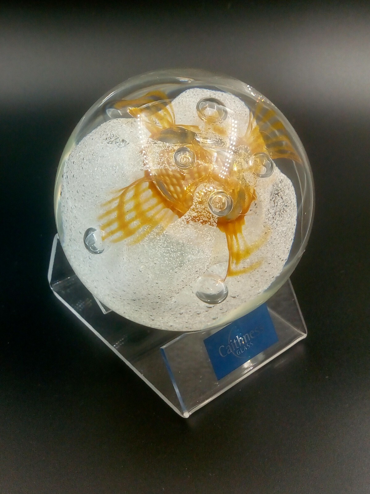 A selection of Caithness paperweight retail display stands & velvet gift pouches eBay