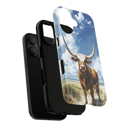 Bull Horns Blue Sky - Phone Ink Cover Case for iPhone, Galaxy, Pixel - 第 20/281 張圖片