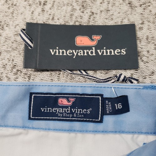 NWT Vineyard Vines Pants Boys Size 16 Blue Breaker Pant Ocean Breeze - Picture 21 of 21