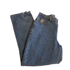 Cruel Girl Jeans Womens 19 Long Relaxed Fit Cowgirl Blue Denim Tapered Leg 36X34