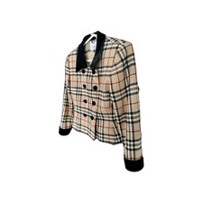 Kasper Asl Petite Button Up Plaid Blazer Button- Size 8p Fancy Stylish