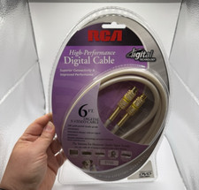 NEW RCA High Performance Combo Audio  Digital 6ft S-Video 24K Gold Connector