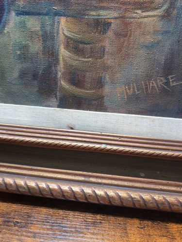 Original signiertes Gemälde "Dottie Mulhare" Öl auf Leinwand Raggedy Ann um 1950 - Bild 4 von 10