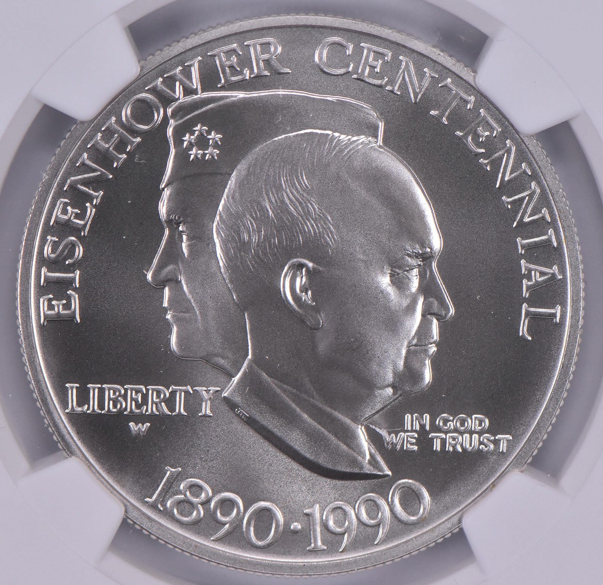 アメリカ合衆国アイゼンハワー 将軍　銀貨　1990年 1990 Ike Eisenhower Centennial - US Commemorative 90% Silver