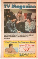 MONKEES NEWSPAPER CLIPPINGS 2000 MICKY DOLENZ DAVY JONES MIKE NESMITH PETER TORK