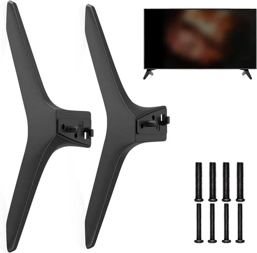 TV Stand Legs Replacement for LG 49 50 55 Inch 49UJ6300 49LJ5550 49LJ550M-UB 49U - Picture 1 of 9