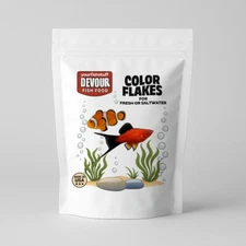 YFS Color Flakes Natural Bulk Aquarium Fish Food Fresh or Saltwater