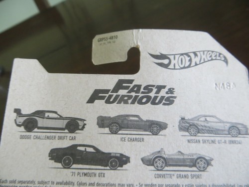 2020 Mattel Hot Wheels Fast & Furious ICE CHARGER 1/64 diecast NIB 2/5 - Picture 6 of 7