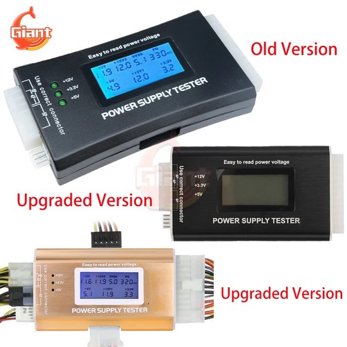 20/24 Pin PC Power Supply Tester Diagnostic Tools Quick Supply Power Measuring - 第 1/9 張圖片