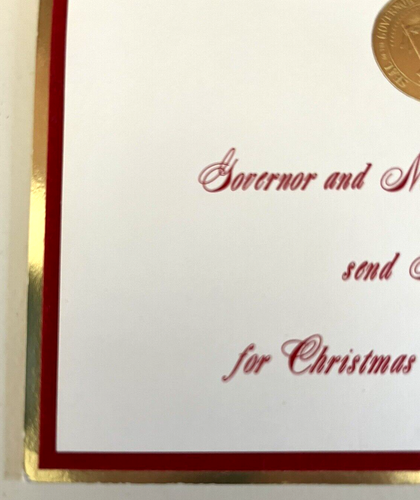 1972 California Governor Ronald Reagan Christmas Card Only Nancy Reagan CA - Picture 5 of 10