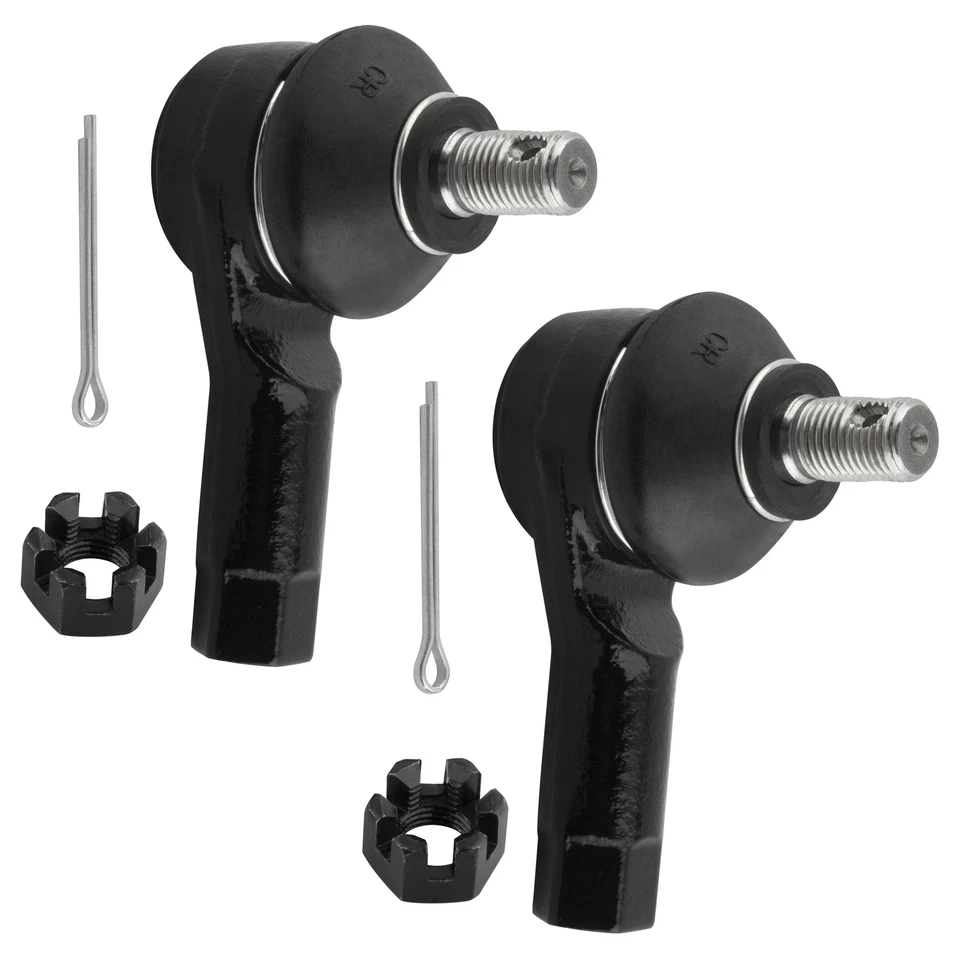 For 1990-1995 Suzuki Swift 4Pcs Front Suspension Inner & Outer Tie Rod Ends Kit - Image 3 of 4