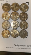 President Dollar Coin 8 Presidents 9 Coins