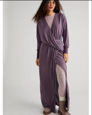 New Free People Riley Cupra Wrap Dress Size Small MSRP: $149