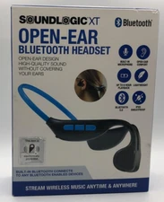 SoundLogic XT Open-Ear Bluetooth Headset ~ With Microphone~Up to 6 Hour Playback
