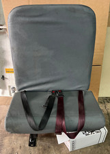 Shuttle Bus Van Seat Gray Vinyl 2 Person With One Leg Only Lh