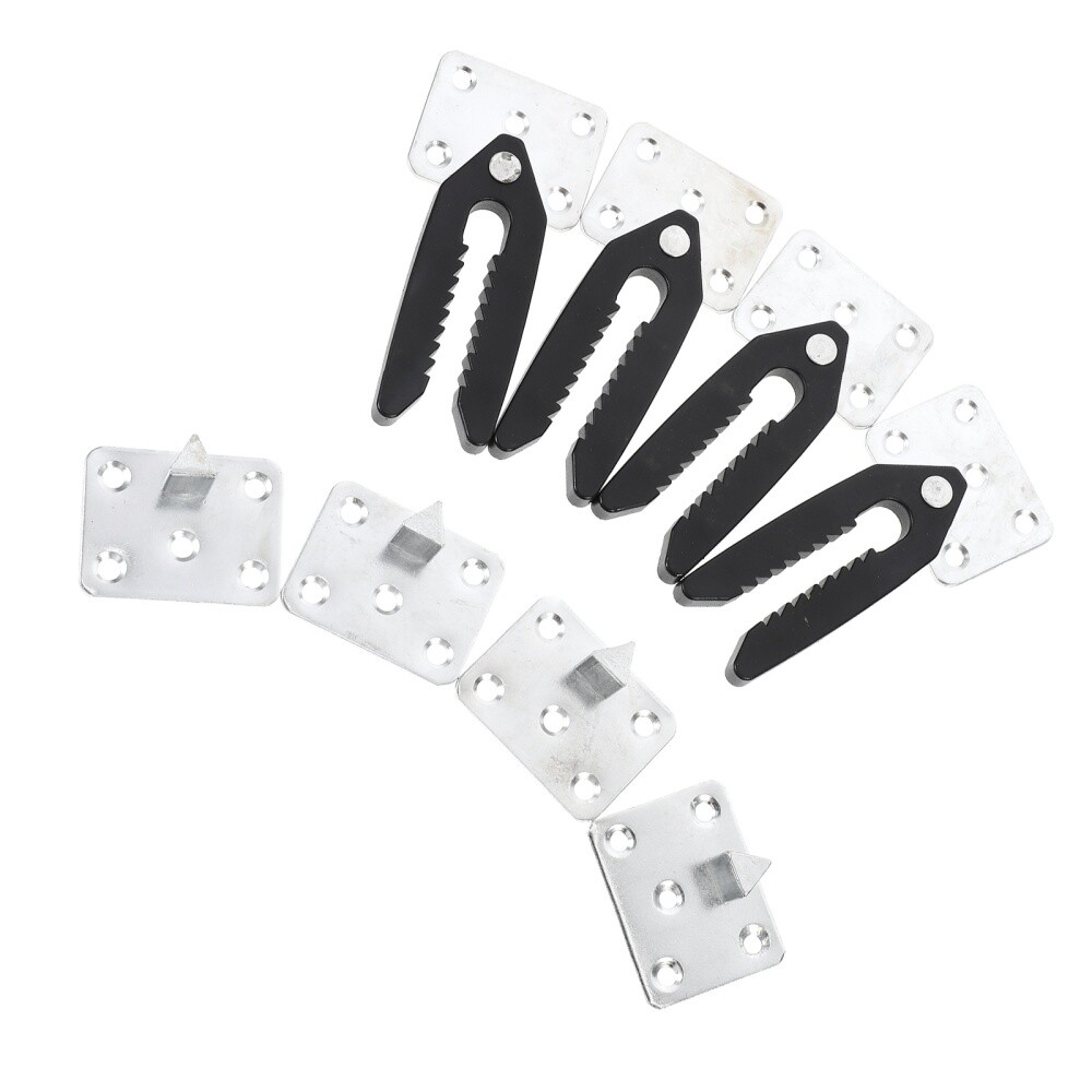 4 Pcs Steel Sofa Connector Couch Sectional Clamp Furniture Joint Snap