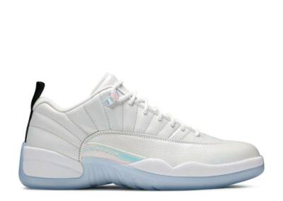 Nike Air Jordan Retro 12 Low EASTER 2021 White Blue Lagoon DB0733-190 Men 