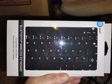 Onn Rechargeable Bluetooth Wireless Keyboard, Apple  Android Tablets Phones