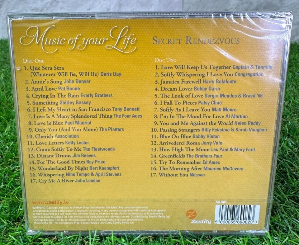 Easy Listening Compilation CD Boxset 170 Songs Music of Your Life Love Bonus DVD - Image 4 of 4