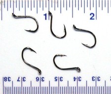1000 Danielson HCBOBN Black Chrome Octopus Fish Hooks Sizes 8,6,4,2,1/0,2/0