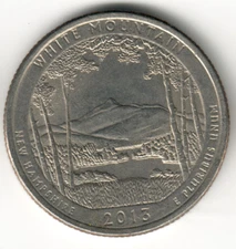 USA - 2013P - Washington ¼ Dollar - White Mountain - Low Mintage - #10434