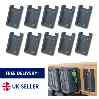 10PCS Battery Wall Mount for Festool 18v Batteries Undershelf Holder ...