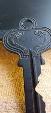 Vintage Ornate Russwin USA Brass Double Dragon Key 836104