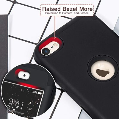 ULAK IPod Touch 7 Case, IPod Touch 5/6 Hybrid 2 In 1 With Build In - Foto 5