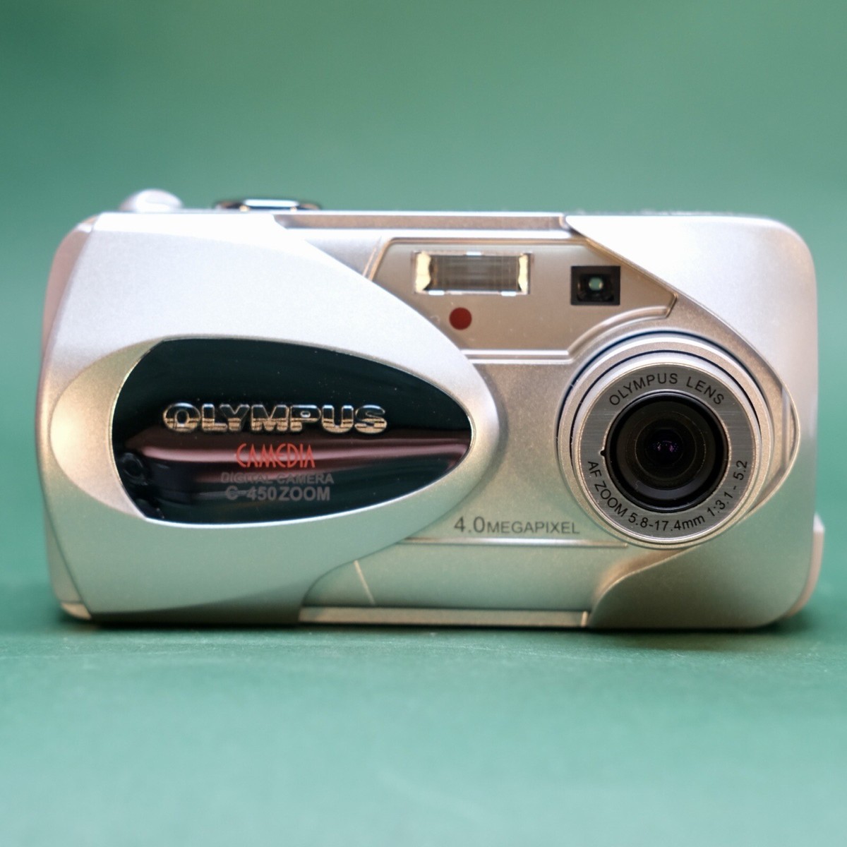 【美品】OLYMPUS CAMEDIA X-450 シルバー　動作確認済 Olympus D-450 Zoom 1.3 Mega Pixel Digital Camera with 3x
