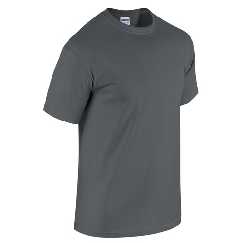 Gildan T-SHIRT Charcoal basic tee top S-5XL Small Big Men's Heavy Cotton - Bild 3 von 5