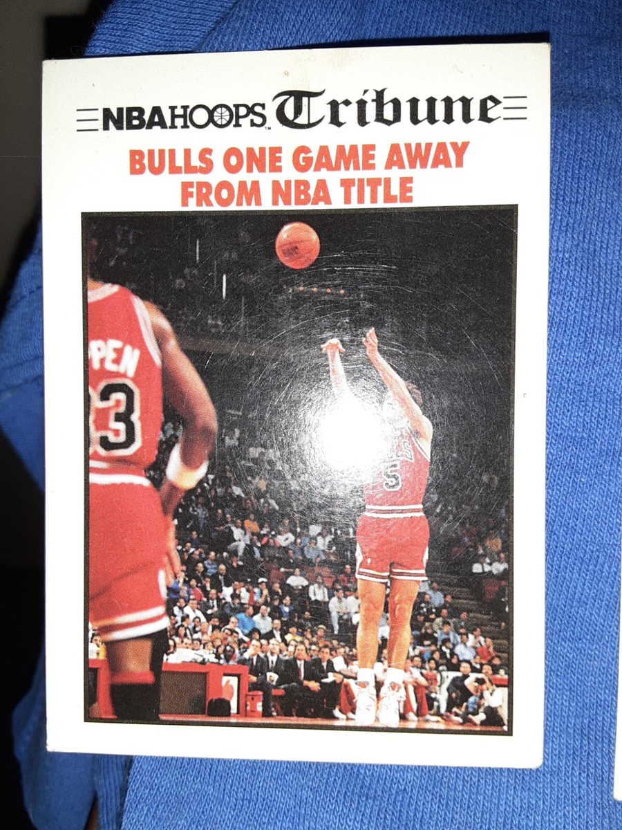 その他 NBA card 1991 NBA Hoops Tribune #541 Chicago Bulls Los Angeles Lakers