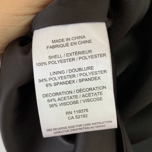 Helmut Lang Kleid schwarz Mini Etui Fraktal Cocktail Party Futuristisch Größe 8 - Bild 9 von 10