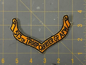US Air Force USAF 1950s 513th Troop Carrier Group AFW Tab Arc Scroll