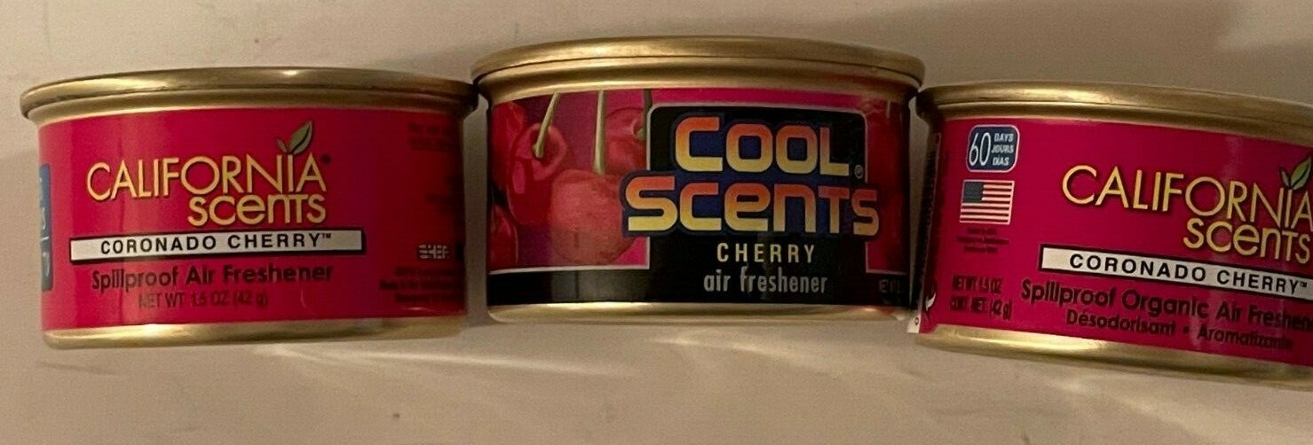 CALIFORNIA SCENTS Assorted Car Air Fresheners in Can (Pack Of 12