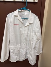 Pharmacist Superior Uniform Group White Lab Coat Size M