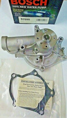 Engine Water Pump with Gasket BOSCH 97090  