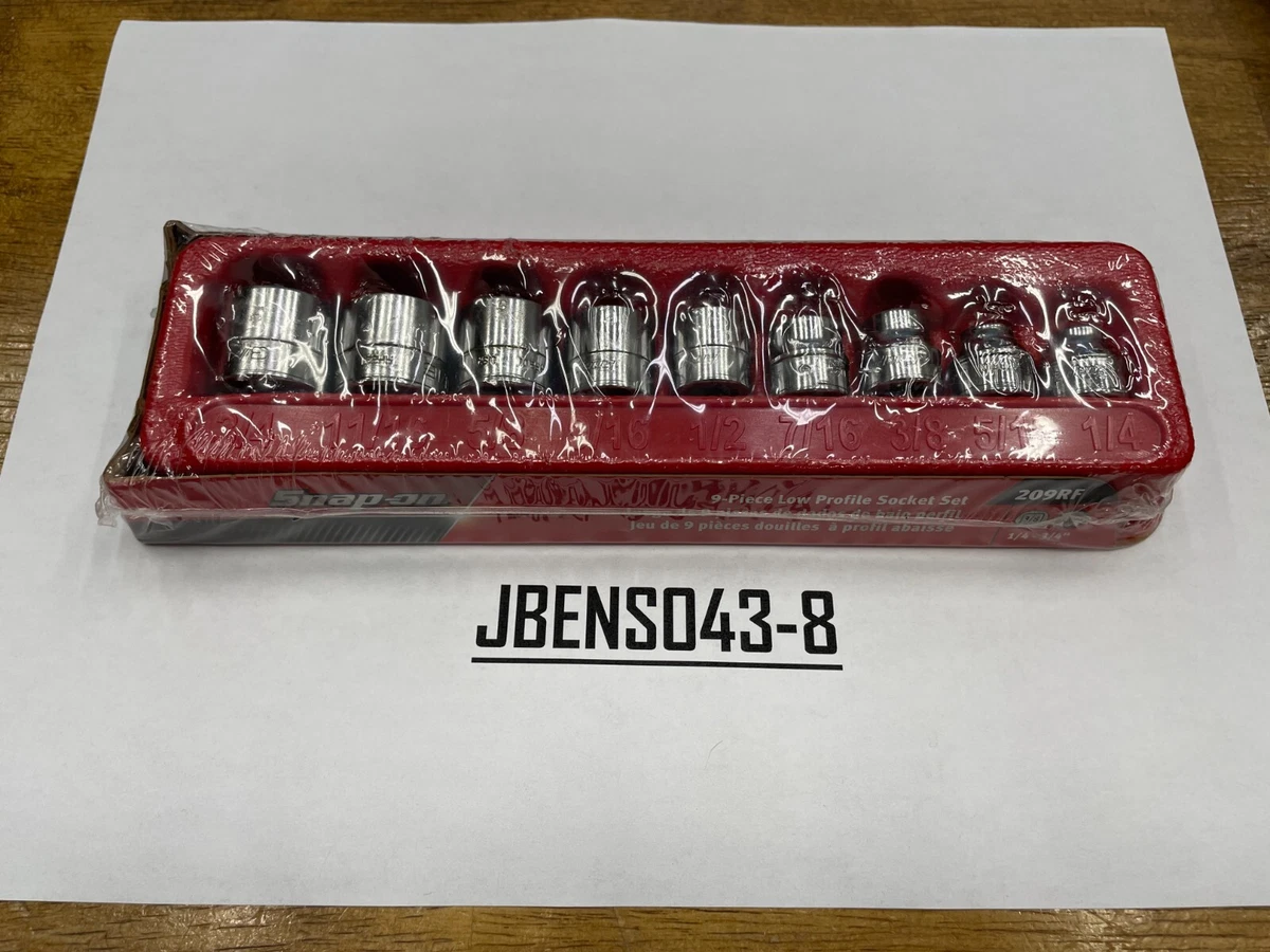 Snap-on スナップオン ソケット 12点ｾｯﾄ 1/4・5/16・3/8・7/16・1/2・9/16・5/8・11/16・19・3/4・13/16・7/8 Snap-on 12 Point 3/8in. Drive Vehicle Sockets and Socket Sets for