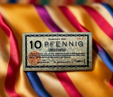 WEIMAR 10 PFENNIG BANKNOTE City Of Cologne Date 1917 GERMANY VG+++