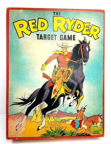 RED RYDER Target Game 1939 with Box Whitman Co #2914 Original Vintage Western - Picture 6 of 10