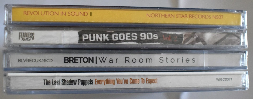 Revolution in Sound 2 CD Lot Last Shadow Puppets Punk Goes 90s Breton Bundle - Image 3 of 3