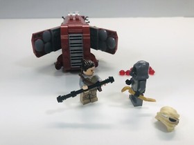 Lego Star Wars: Rey&rsquo;s Speeder 75099 Complete w/ Instructions